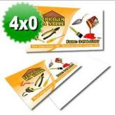 Cartões de Visita 4x0 - Couchê 250g - UV Total Fr
