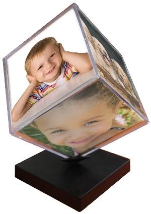 Mini Foto Cubo Giratório